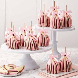 Mrs Prindables Baby Pink Triple Chocolate Caramel Apple 12-Pack - Baby Shower For Girl