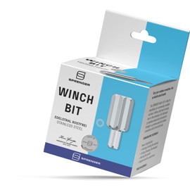 Herm Sprenger Stainless Steel Sailboat Winch Bit Adaptor for Cordless Screwdriver Winch Bit for Power Drill Sailboat Winch Drill Adapter Bit Made in Germany