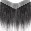 Tupé de cabello humano para hombres, pieza de cabello en