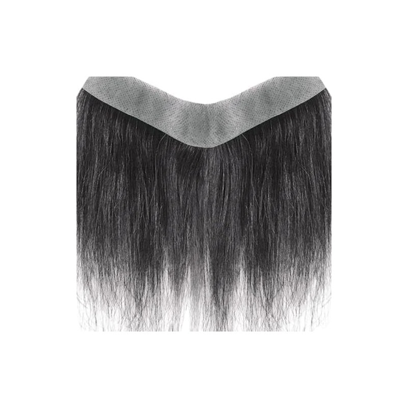 Tupé de cabello humano para hombres, pieza de cabello en