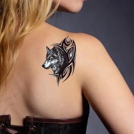 WE Living Plus Shop Fashion Large Tattoo Sticker A Style Single Item Temporary Tattoo Henna Long Lasting Water Park