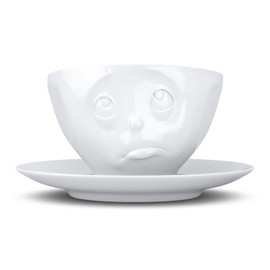 FIFTYEIGHT PRODUCTS / Tassen / Kaffeetasse „Och Bitte“ (Porzellan, 200 ml, weiß, Made in Germany)