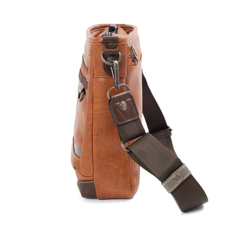 Mustache JTZ-4156 Men's Shoulder Bag, A4 Storage, Synthetic Leather
