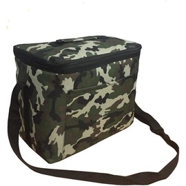 SERVICES Flexible Portable Fridge 10L Cool Bag Thermal Bag Camping Beach Drink Army Camouflage