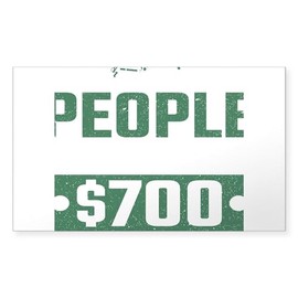 CafePress Mountain Bike Pays 700 for 20 Grams Mount Sticker Rectangle Bumper Sticker Car Decal