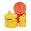 Enviro Design Products 2" Yellow Polypropylene Well Cap | Watertight,