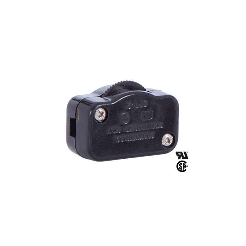 B&P Lamp® Brown Hi-Low Inline Brightness Control Switch for 18/2