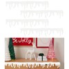 Gukasxi 4 Pcs 1.2M Icicle Snow Fringe Artificial Icicle Fringe