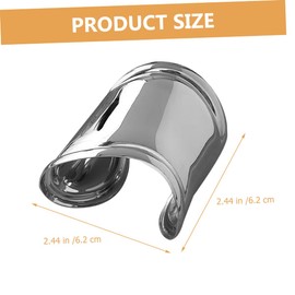 COLLBATH Adjustable Metal Cuff Bangle Bracelet Open Design Wrist Jewelry for Elegant Decoration Stylish Accessory for Any Occasion