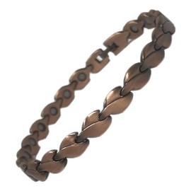 MnB Magnetics Pure Copper Magnetic Anklet/Ankle Chain in a Teardrop Design - Extra Strong Magnets