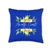 aesthetic adventures Amalfi Coast Italy Lemon Bliss Throw Pillow, 16x16,