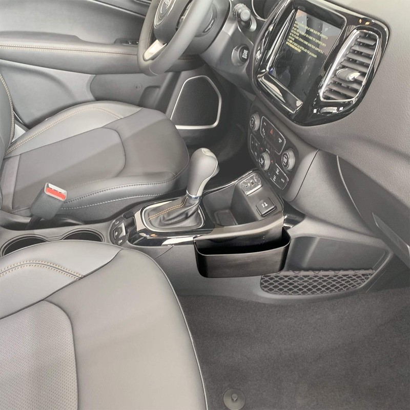 JeCar Gear Shift Storage Tray Compatible with Jeep Compass 2017