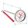 BROWIN® Analogue Oven Thermometer 2 in 1 Stainless Steel 100900