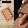 Sharp Pebble Sharpening Stones for Wood Carving Tools-Two Whetstones Grit