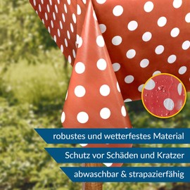 Texmaxx Oilcloth Tablecloth, Wipes Clean