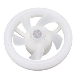 Ceiling Fan Light 360 Degree Rotatable Dimmable E27 Adjustable LED Lamp 5 Blades 48W with Remote Control for Garage