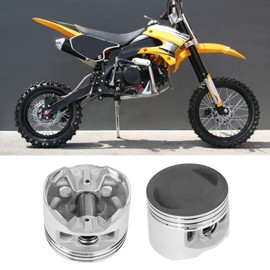 140Cc Pit Bike Parts, Yx 140 Piston Kit, Motorcycle Piston Aluminum Pin Piston Kit 56mm 13mm Aluminum Pin Piston Ring Kit Fit for 140cc Engine PIT PRO DIRT BIKE