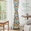 90 Inches Long Butterfly Flower Patterned Curtains Aesthetic Pretty Drapes