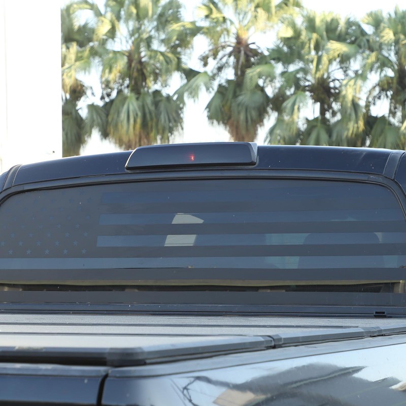 LLKUANG 3rd Brake Light Third High-Position Center Blackened Shell Cover