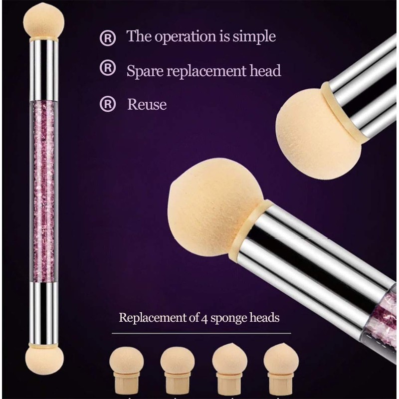 Nail Brush Sponge Nail Brush Picking Dotting Gradient Pen Brush