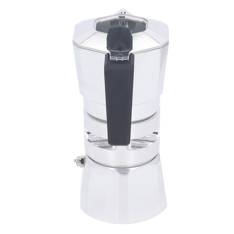 120ml 2 Cups Double Valve Moka Pot Aluminum Alloy Moka