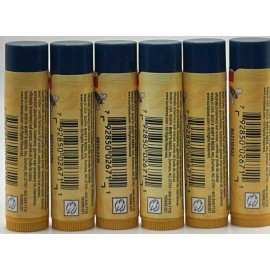 6PK Burts Bees Moisturizing Lip Balm ~ VANILLA BEAN ~ 0.15 OZ EACH ~ NEW