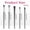 5Pcs Ultra Thin Eyeliner Brushes Angled Eyebrow Concealer Brushes Flat