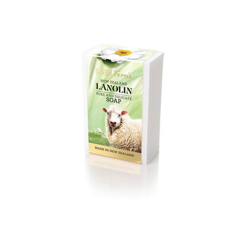 Wild Ferns-Lanolin Pure and Delicate Soap 135g