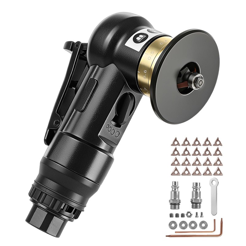Pneumatic Mini Chamfering Tool 45° Round Corner 30000 RPM with