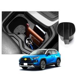 CDEFG Compatible with RAV4 2019-2021 2022 2023 2024 Cup Holder Armrest Multifunctional Storage Car Centre Console Organiser Water Cup Interior Accessory Room Accessories