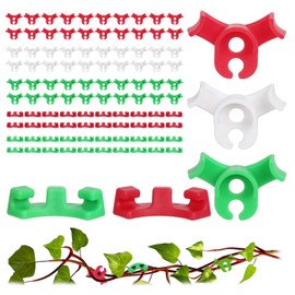 CTYUEYUN 100 Pcs Plant Clips for Low Stress Training,Plant Training Bending Clips 2 Size,90 Degree Angle Plant Support Clips,Plastic Plant Trainer,Plant Bender for Changing The Direction of Growt