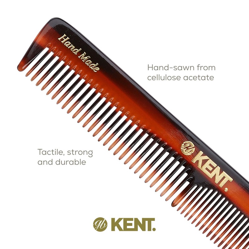 Kent Brushes Handmade Comb A 2T Medium Size Coarse and