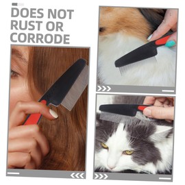 BIUDECO Pcs Fine Toothed Stainless Steel Combs Dandruff Brush Scalp Brush for Dandruff Removal Hair Combs for Women