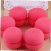 Vaguelly 4 Sets Hair Curler Sponge Balls Creative DIY Mushroom