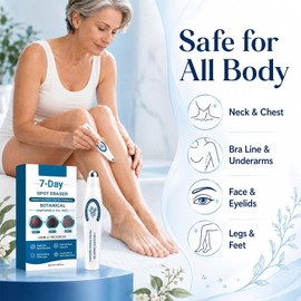 7 Day Spot and Acne Remover, Light Hydrating Essence for Face & Body, Precision Roller Applicator, All Skin Types (2 Pack)