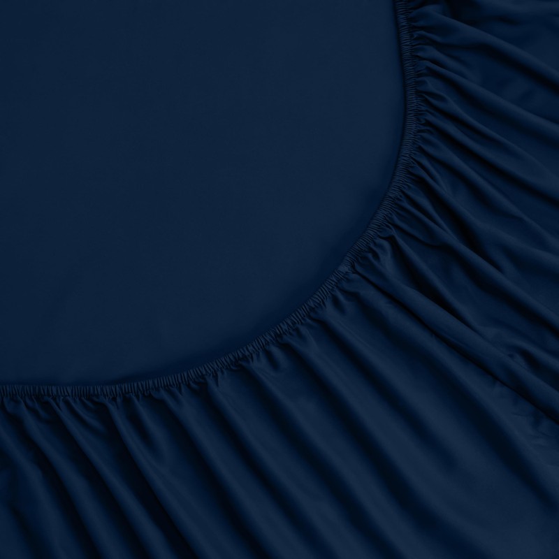 Utopia Bedding King Fitted Sheet, Navy - 12 Inch (30cm)