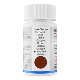 MG PRIME Autolack Lackstift Set für Suzuki ZQ3 Prime Canyon Brown Metallic/Canyon Brown Pearl Metallic Basislack Klarlack je 50ml