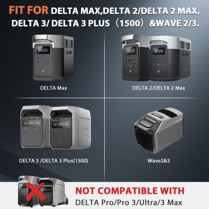 Extra Battery Cable for Delta 2/2 Max/Max/3/3 Plus/3 1500 &
