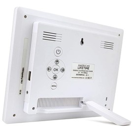 American Lifetime 【New 2025】 Dementia Clock Large Digital Clock for Seniors, Alzeimer Clock Large Display with Custom Alarms, Clock with Day & Date for Elderly, Digital Calendar Brown Wood