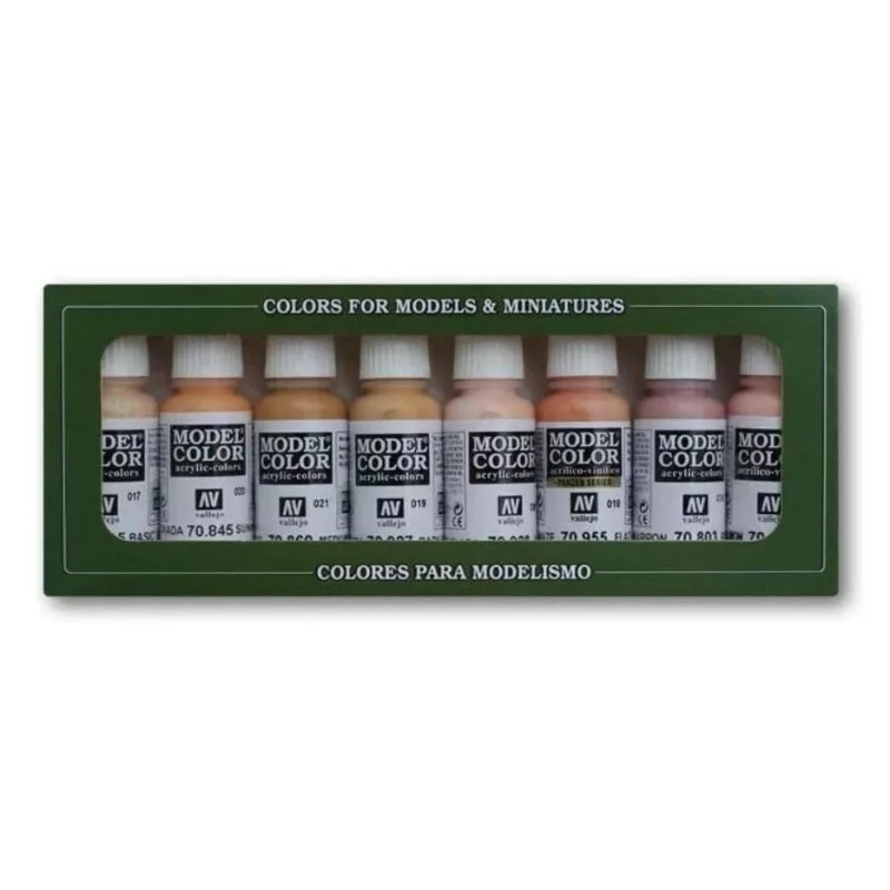 Vallejo - Model Color Face & Skin Tones Set Modeling