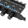PC Fan Hub, PC8 Channel Fan Hub Plastic Metal for