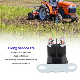 Starter Relay, High Current Starter Relay, Starter Relay, Magnetic Switch, 12 V Lawn Tractor Accessories, Aluminium, ABS Copper for Lawnmowers, Golf Carts, Lawn Tractors, MTD 725 04439B