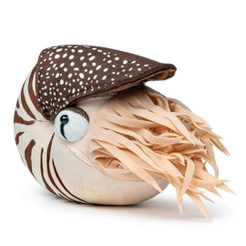 lilizzhoumax Simulation Nautilus Plush Toy 20cm/8” Cute Realistic Nautilus Animals Stuffed Toys Super Soft Nautilus Plush Home Decoration Cuddly Soft Sea Creatures Collection Birthday Gift for Kids