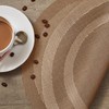 PIGCHCY Round Placemat Set of 8 Vinyl Washable Kitchen 15