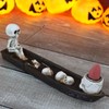 Skeleton Boat Incense Burner Holder Creative Incense Ash Catcher Tray