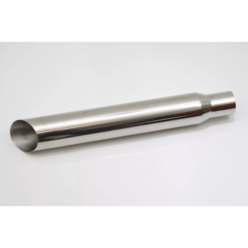 All Out Fab Single straight blast pipe 3" inlet 4"