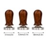 SagaSave Coffee Tamper, 58mm Espresso Press with Mat Wooden Handle