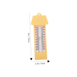 LIFKOME Portable Thermometer for Indoor Outdoor Use Garden Greenhouse Temperature Gauge with Scale and Convenient Bracket for Accurate Humidity Monitoring