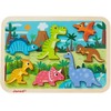 Janod Dinosaur Chunky Puzzle - 7 Pieces - Ages 18