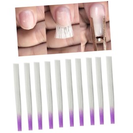 Baluue 100pcs Fiberglass Nail Tips for Easy Nail Extension and Shape Art Fiber for Salon and Home Manicures Boxed Fiberglass